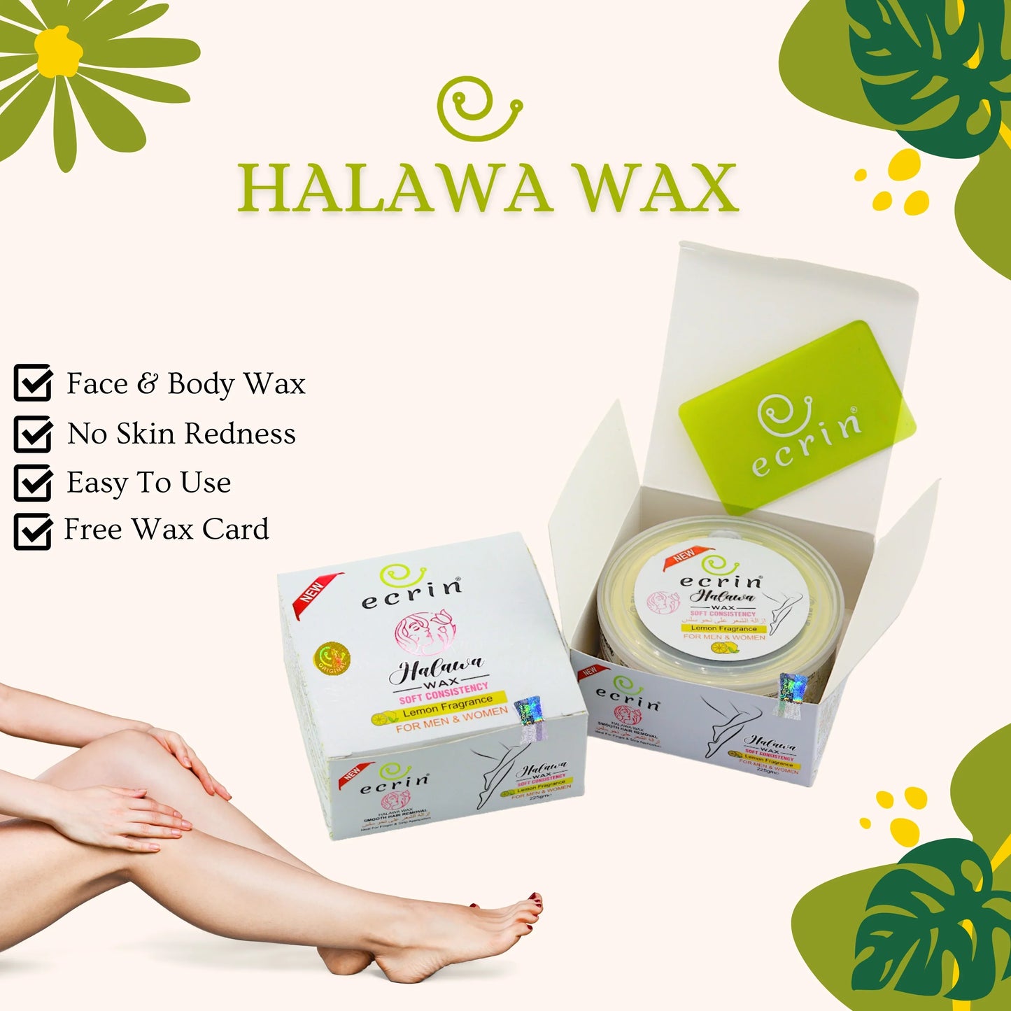 Ecrin Halawa Wax - Soft Consistency