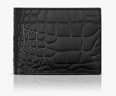 Crocodile Pattern bifold wallet